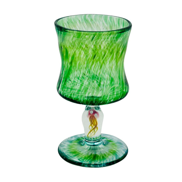 Tiny Jellyfish Goblet - Green