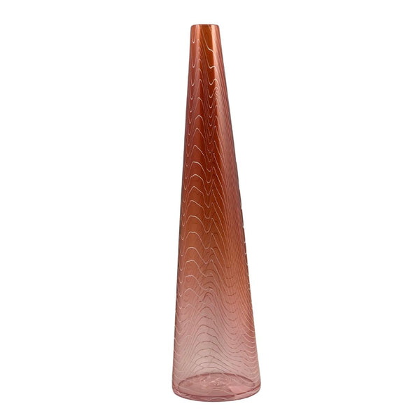 Mountain Vase Reddish Aurora