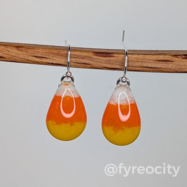 Candy Corn Earrings - Halloween 05