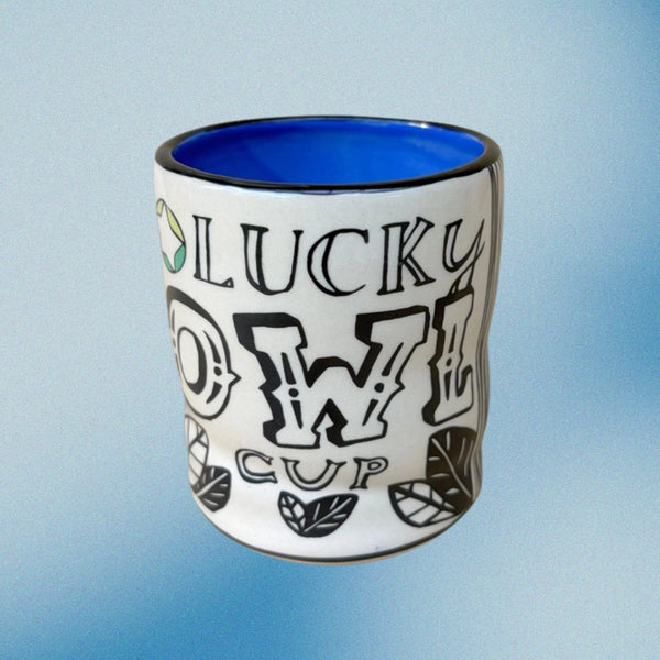 Medium Lucky Cup - Owl
