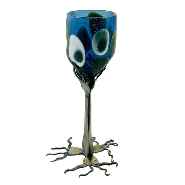 Peacock Goblet