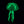 Load image into Gallery viewer, Small Hanging Jellyfish - Baby Phosph
