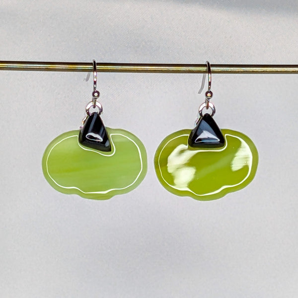 Pumpkin Earrings - Green
