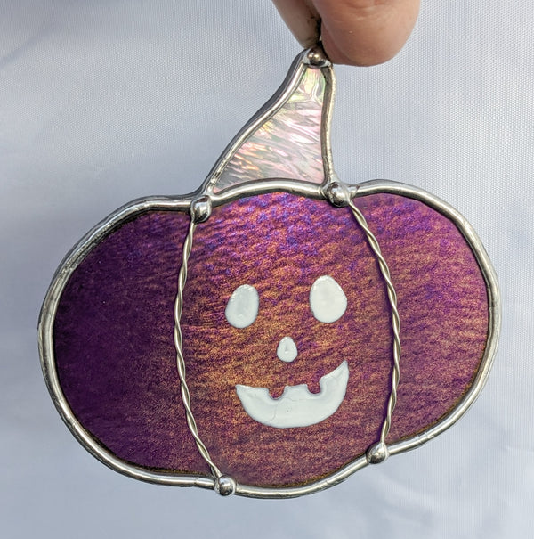 Mini Pumpkin - Purple Iridescent