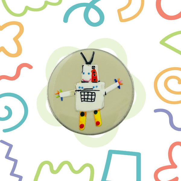 Limited Edition Enamel Pin: Recycle Robot