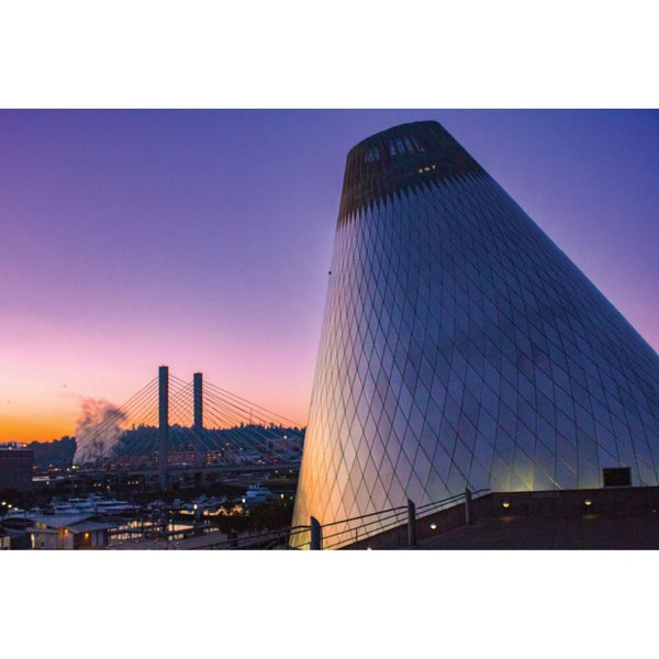 Museum of Glass Postcard - Sunset Cone