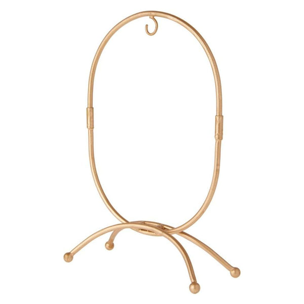 Oval Ornament Stand - Gold