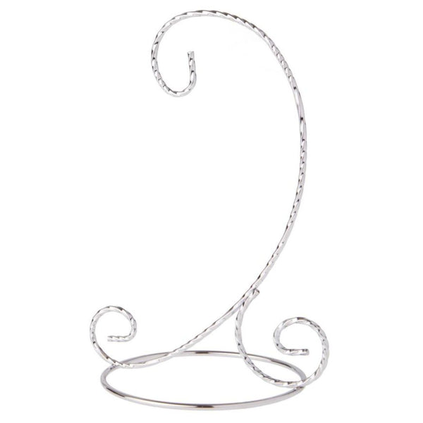 Twisted Ornament Stand - Silver