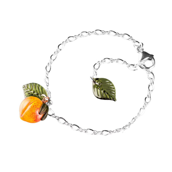 Tiny Peach Bracelet