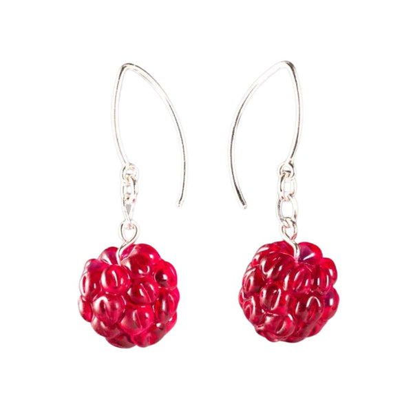 Red Raspberry Earrings