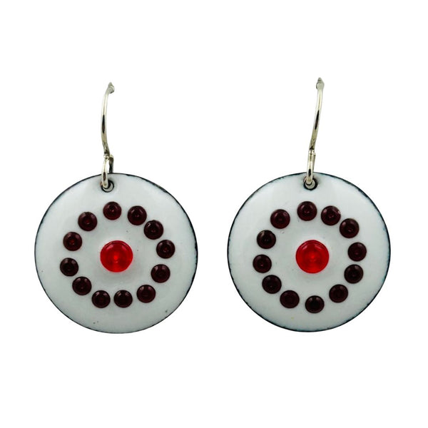 Orbit Earrings - White