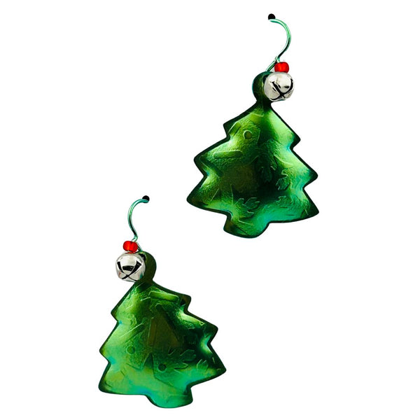 Niobium Earrings - Pine Tree