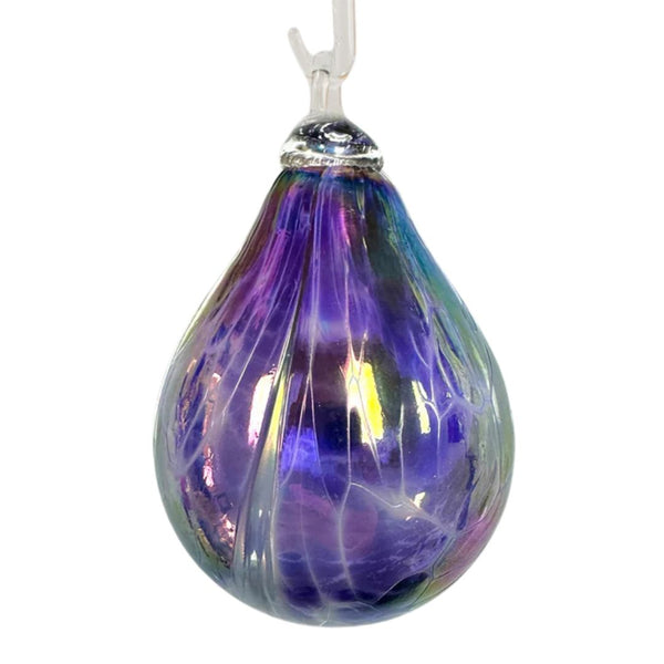 Amethyst Drape Raindrop Ornament
