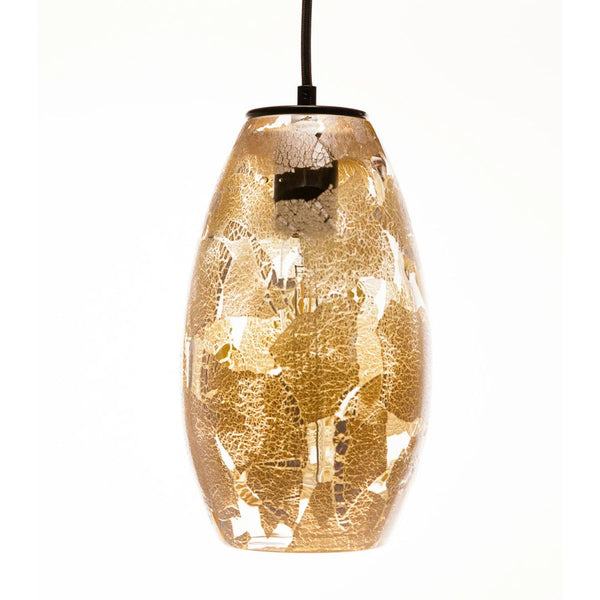 LUMi Pendant - Elettra Silver Leaf Overlay