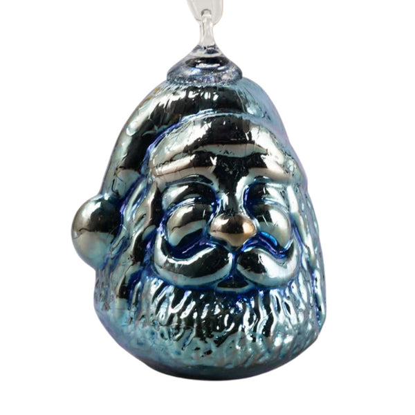 Secret Santa Ornament - Tinsel Blue