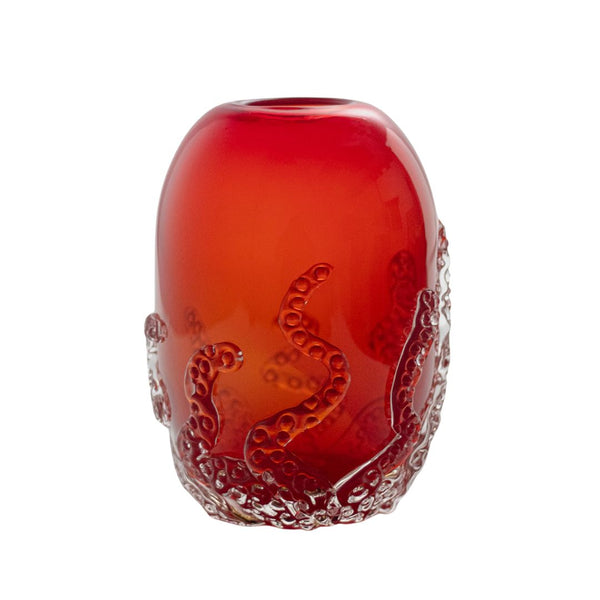 Octopus Vase - Red