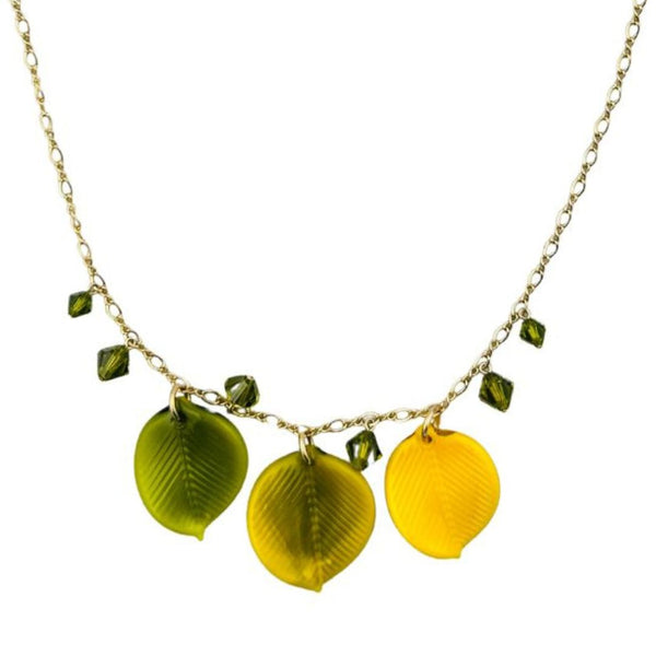 Aspen Leaf Necklace - Early Season