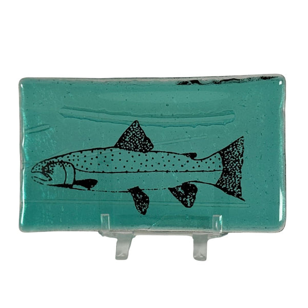 Small Tray - Aqua Salmon