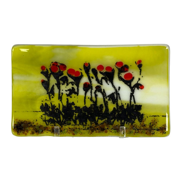 Small Tray - Marble Yellow Flowers