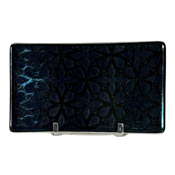 Small Tray - Black Floral