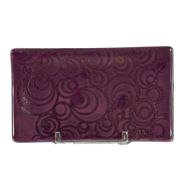 Small Tray - Purple Circles