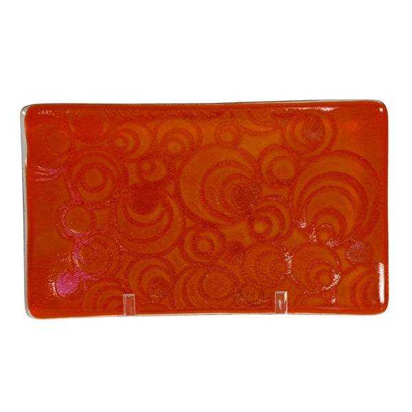 Small Tray - Orange Circles
