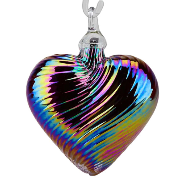Birthstone Heart Ornament: Garnet (January)
