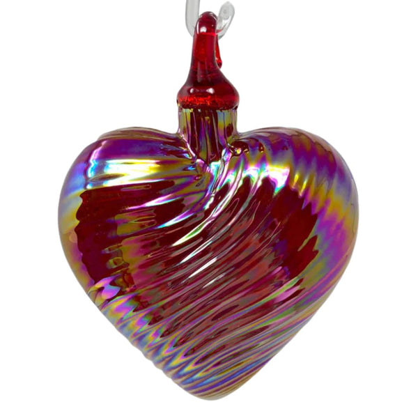 Birthstone Heart Ornament: Ruby (July)