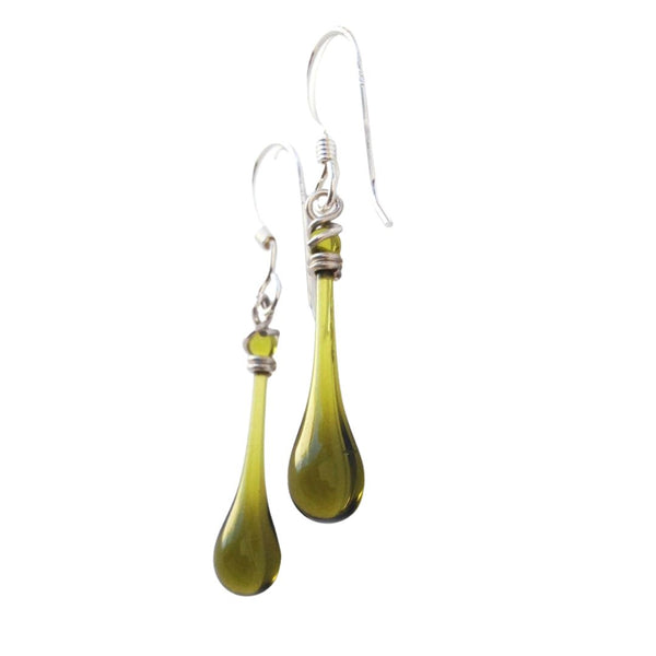 Solaris Glass Teardrop Earrings - Martinelli's