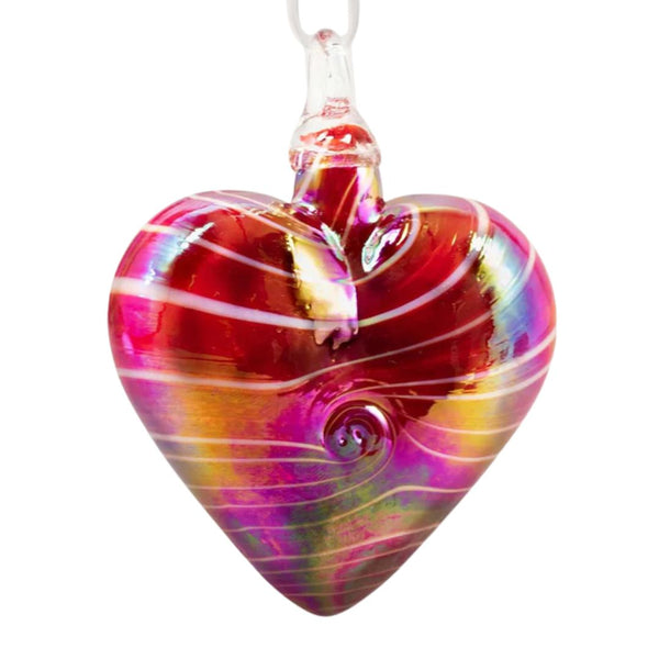 Artisan Heart Ornament - Cupid Red