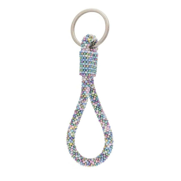 Glass Bead Keychain - Unicorn