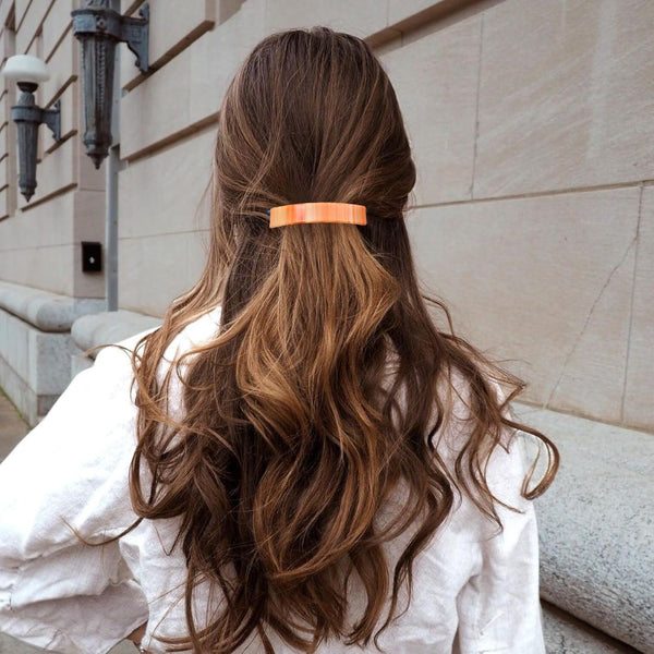 Stained Glass Hair Clip - Summer Melon