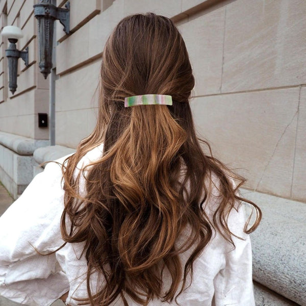 Stained Glass Hair Clip - Pegasus