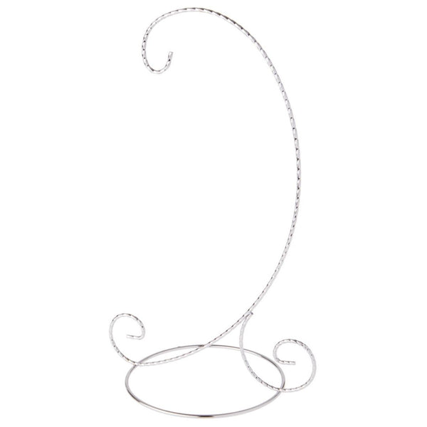 Large Twisted Ornament Stand - Silver