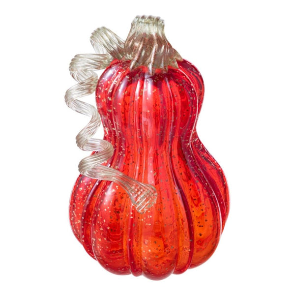 Large Red Glitter Gourd