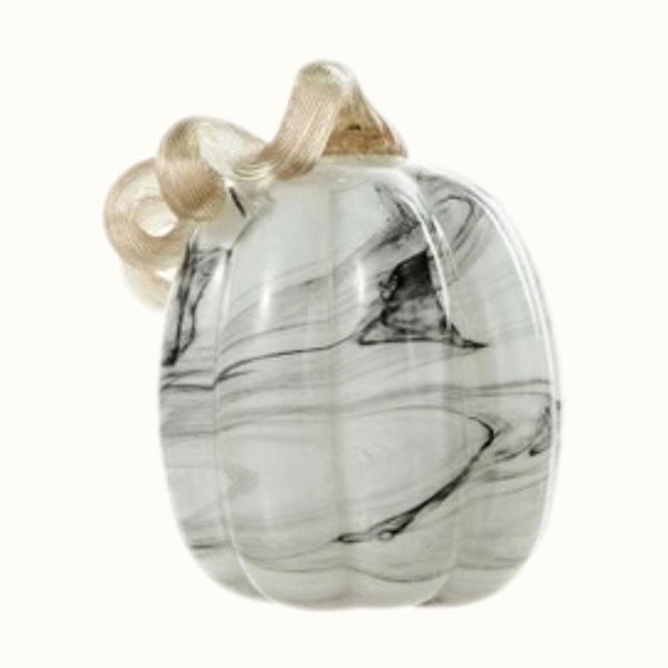Small Tall Gray Marble Gourd