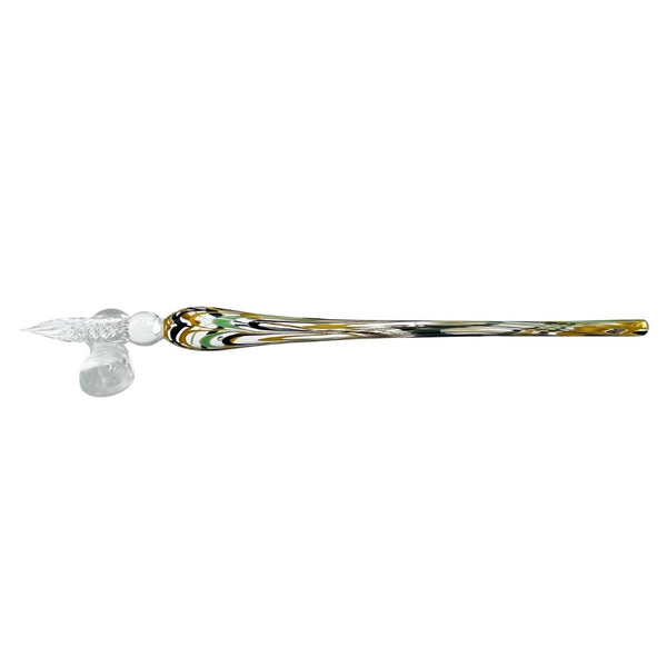 Glass Pen & Ink Set - Peacock