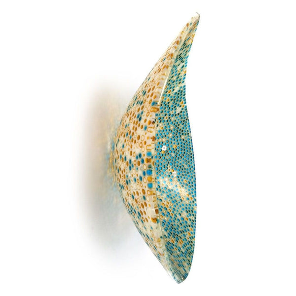 Wall Hanging Nido 17, Turquoise & Amber Bowl
