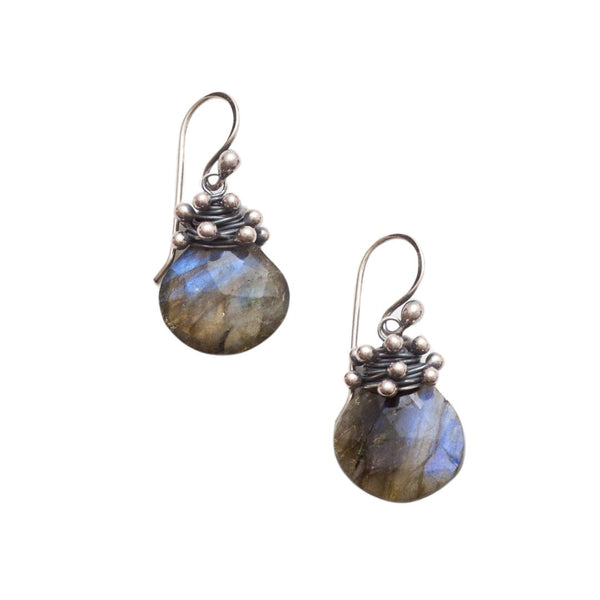 Swarm Earrings - Labradorite