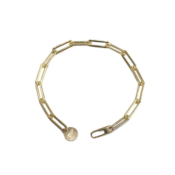 Paper Clip 6mm Bracelet - 14K Gold Fill