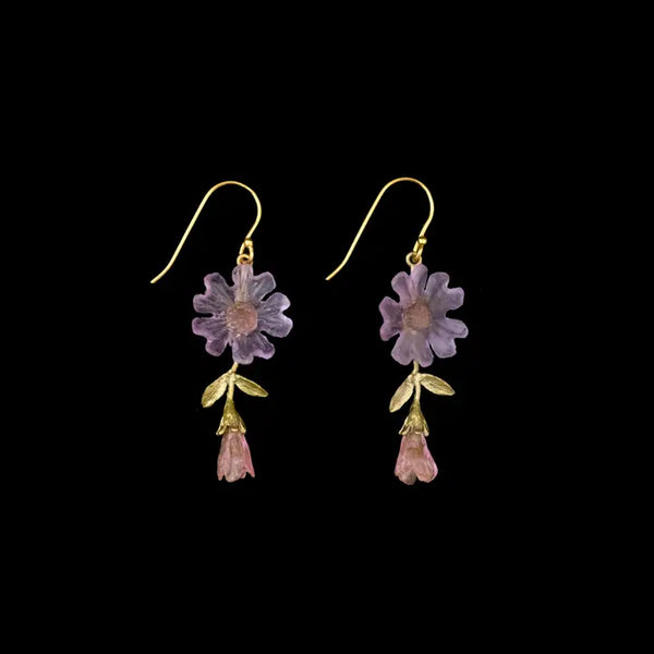Phlox Wire Drop Earrings