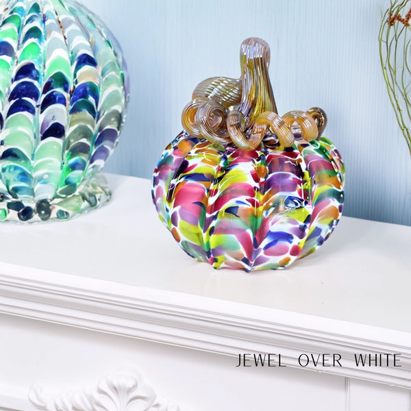 Classic Pumpkin - Jewel Over White