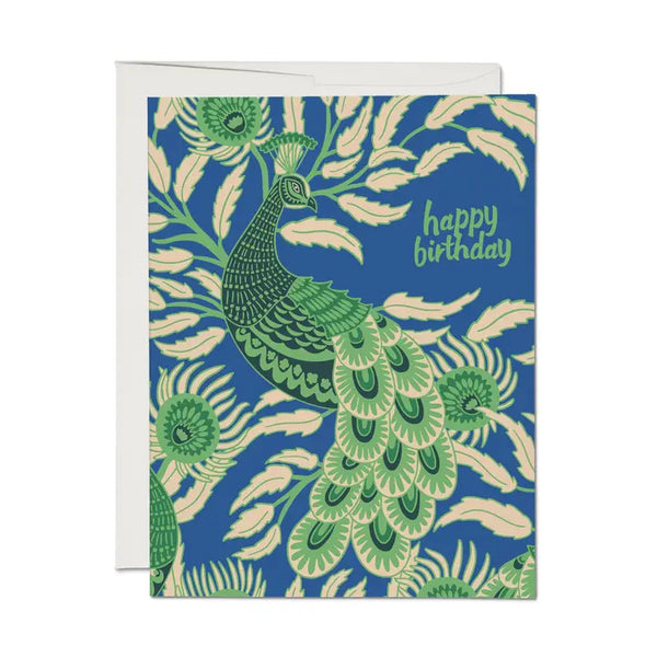 Birthday Peacock