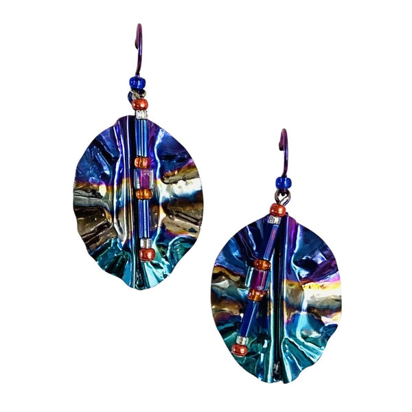 Niobium Earrings - Cool Crevice
