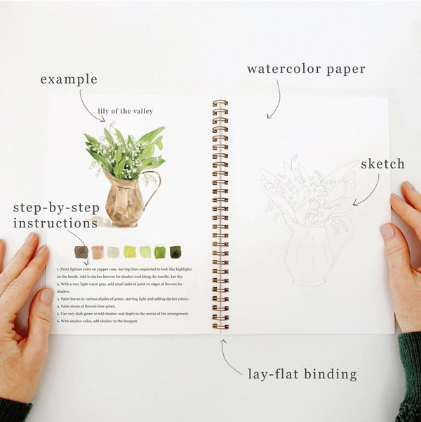 Watercolor Workbook - Bouquets