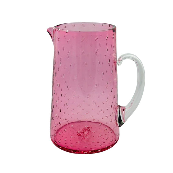 Wide Pineapple Pitcher - Gold Ruby