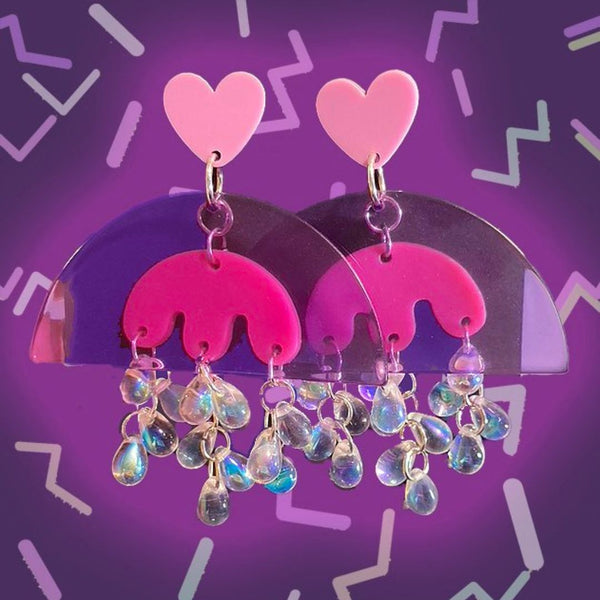 Jellyfish Earrings - Drippy