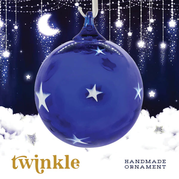 Glass Eye Twinkle Ornament