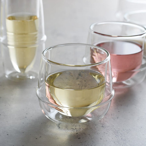 KRONOS Double Wall Wine Glass