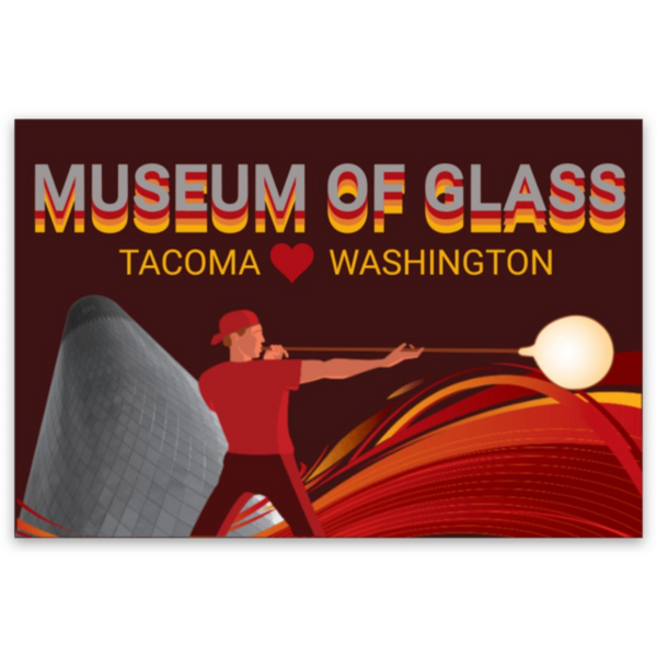 Old School Museum of Glass Sticker